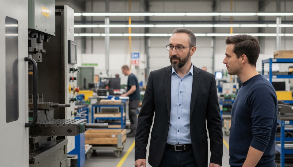 Tim Rosen von NovaData Solutions beim Kunden vor Ort im D-A-CH-Mittelstand